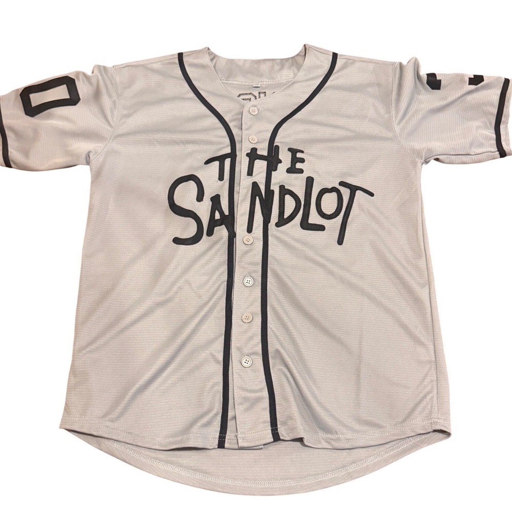 The Sandlot Men's Cream Baseball Jersey with Contrast Trim